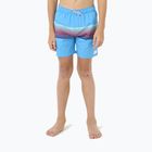 Rip Curl Surf Revival Volley blue paint children's swim shorts