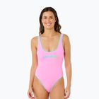 One-piece swimsuit Rip Curl Surf Puff light pink