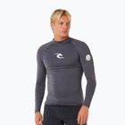 Men's swim long sleeve Rip Curl Waves Upf Perf charcoal grey