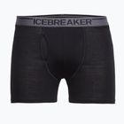 Men's thermal boxer briefs Icebreaker Anatomica wFly black