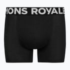 Men's thermal boxer shorts Mons Royale Hold 'em Shorty Merino black