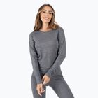 Women's thermal base layer top icebreaker 200 Oasis Crewe gritstone heather
