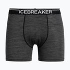 Men's thermal boxer shorts icebreaker Anatomica gritstone hthr