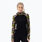 Women's thermal sweatshirt Mons Royale Bella Tech Hood alpine bloom/ black