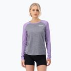 Women's thermal active sweatshirt Mons Royale Icon Raglan grey heather/ lupin