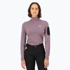 Women's thermal active sweatshirt Mons Royale Diversion Mock Neck mauve