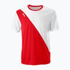 Wilson Team II Crew men's tennis shirt red and white WRA794002