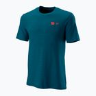 Men's tennis shirt Wilson Bela SMLS Crew III blue WRA813001