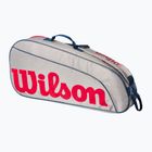 Wilson Junior 3 Pack children's tennis bag grey WR8023901001