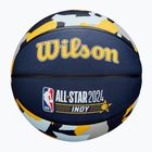 Wilson 2024 NBA All Star Mini children's basketball + box brown size 3