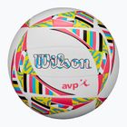 Beach volleyball Wilson AVP Movement white/pink/yellow size 5