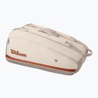 Wilson Roland Garros Super Tour tennis bag 9PK cream/ clay