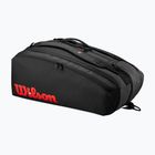 Wilson Clash V3 Super Tour tennis bag black/ infrared