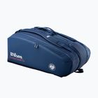 Tennis bag Wilson Roland Garros Session De Soiree Super Tour 15Pk 2026 navy/clay