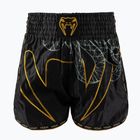 Men's training shorts Venum Serpenti Muay Thai black/silver/gold