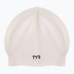 TYR Wrinkle-Free Silicone Swim Cap white LCS