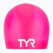 TYR Wrinkle Free Silicone swimming cap pink