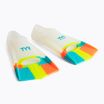 TYR Stryker Silicone white and colour swim fins LFSTRKR