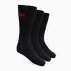 Wilson Crew men's tennis socks 3 pairs black WRA803002