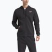 Men's Reebok Identity SL Fleece FZ sweatshirt black/white/vector red