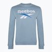 Men's Reebok Identity Big Logo Fleece Crew upgrade blue sweatshirt