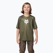 Fox Racing Ranger olive green children's cycling jersey