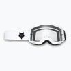 Fox Racing Main Core white/clear cycling goggles