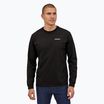 Men's Patagonia P-6 Logo Responsibili trekking longsleeve black