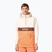 Men's Oakley TNP Nose Grab Softshell Hoodie arctic white/soft orange