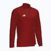 Children's football sweatshirt New Balance Training 1/4 Zip Knitted maroon EJT9035RDP