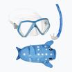 Mares Combo Zoo blue children's snorkel set