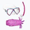 Mares Combo Zoo magenta children's snorkel set