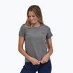 Women's Patagonia P-6 Logo Responsibili-Tee gravel heather trekking t-shirt