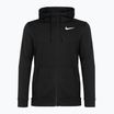 Men's Nike Dri-Fit Hooded Fitness Full Zip Fleece sweatshirt black/white