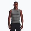 Men's training tank top Under Armour Heat Gear Armour Comp Tank carbon heather/black
