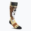 Men's ThirtyTwo Signature Merino snowboard socks black/brown