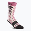 Women's snowboard socks ThirtyTwo B4BC Merino pink/white