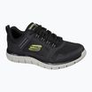 SKECHERS Track Knockhill men's shoes black/lime