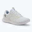 Women's training shoes Under Armour W Charged Aurora 2 white/white/metallic warm silver