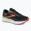 Men's Brooks Ghost 16 GTX running shoe black/mandarin red/green