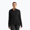 Icebreaker women's trekking jacket Quantum III LS Zip Hood black IB0A59JW0011