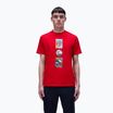 Men's Napapijri S-Portalet red goji t-shirt