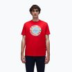 Men's Napapijri S-Dorees red goji t-shirt