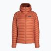 Women's down jacket Patagonia Down Sweater Hoody burl red