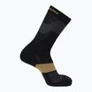 Salomon X Ultra Crew black/kelp trekking socks