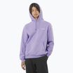 Men's sweatshirt Salomon Logo Hoodie violet tulip