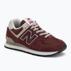 Men's New Balance 574 red shoes