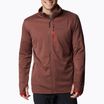 Columbia men's trekking sweatshirt Park View Fleece FZ maroon 1952222