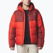 Men's Columbia Pike Lake II Hooded sail red/ spice down jacket