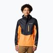 Men's rain jacket Columbia Pouring Adventure III black/koi